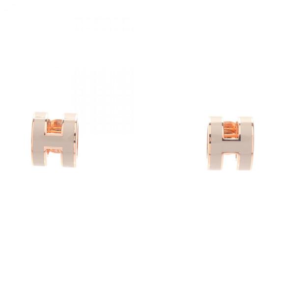 Hermes Hermès MINI POP H earrings, gold-plated, for women, available in gold ... - Picture 1 of 4